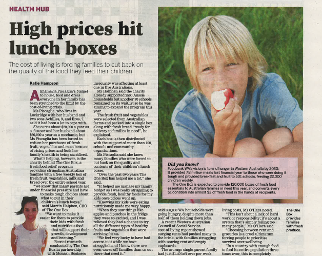 The One Box in The West Australian